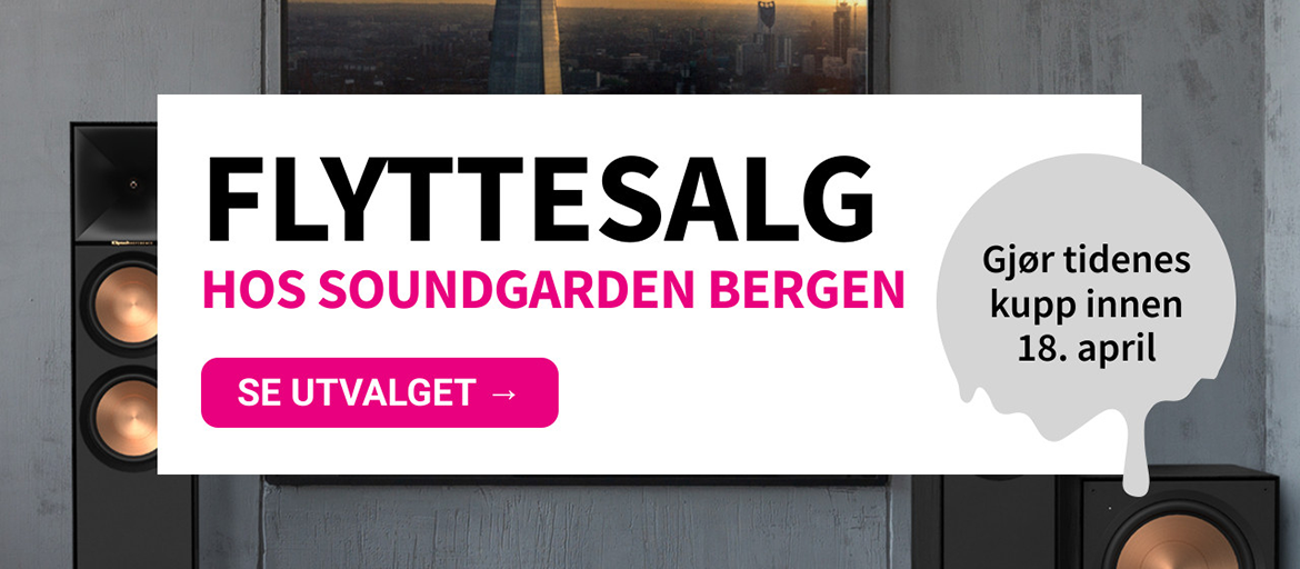Soundgarden Bergen flyttesalg